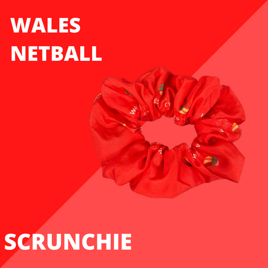 Wales Netball Scrunchie