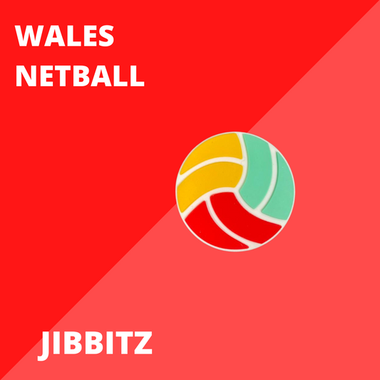 Wales Netball Croc Charm